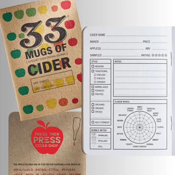 33 Mugs of Cider - Journal for Cider Tasting Notes by 33 Books - Press Then Press