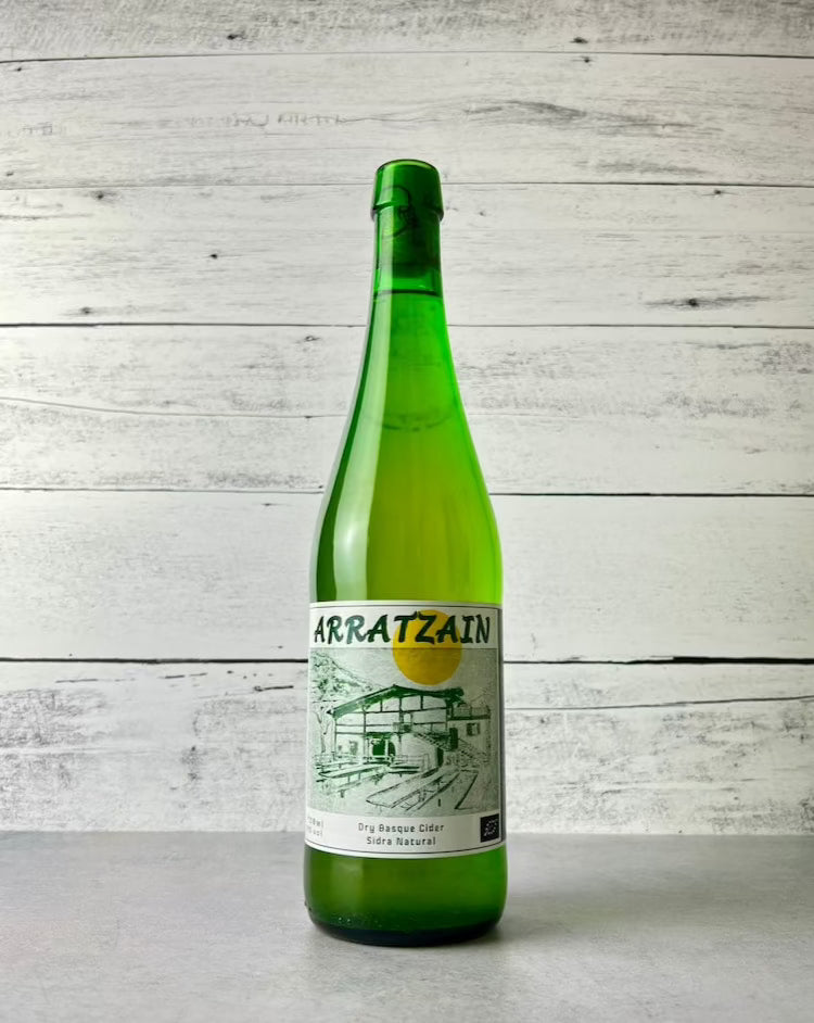 750 mL bottle of Arratzain Sagardoa Naturala Dry Basque Cider