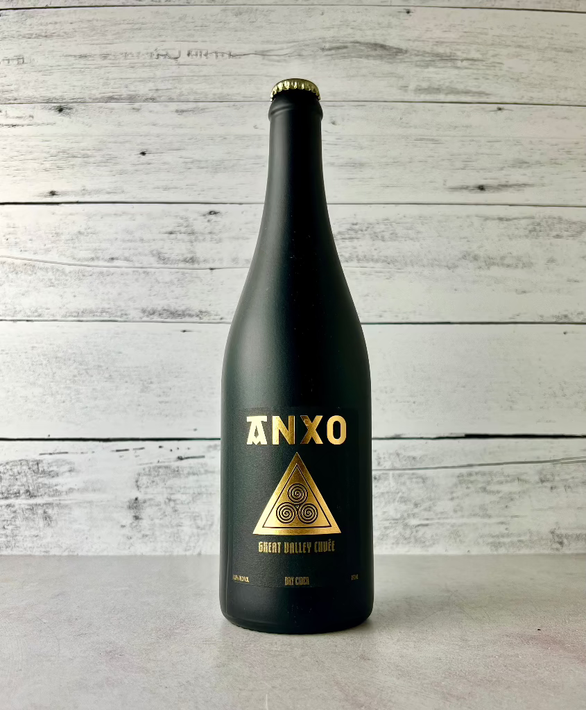 750 mL bottle of Anxo Cider Great Valley Cuvée cider