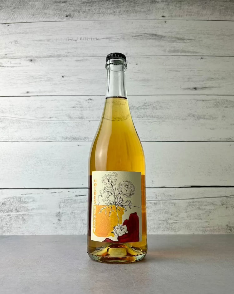 750 mL bottle of Bauman's Cider Golden Russet