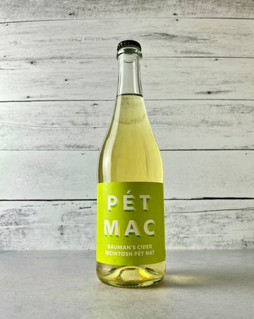 Baumans Cider - Pet Mac, McIntosh Single-Varietal Cider (750 mL) - Press Then Press