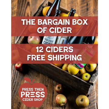 The Best Bargain Box of Cider (12 Bottles) - Free Shipping - Press Then Press