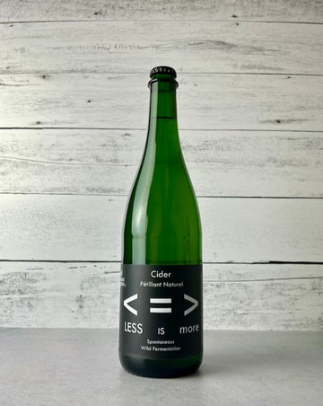 Botanist & Barrel - Less Is More Pét Nat Cider (750 mL) - Press Then Press