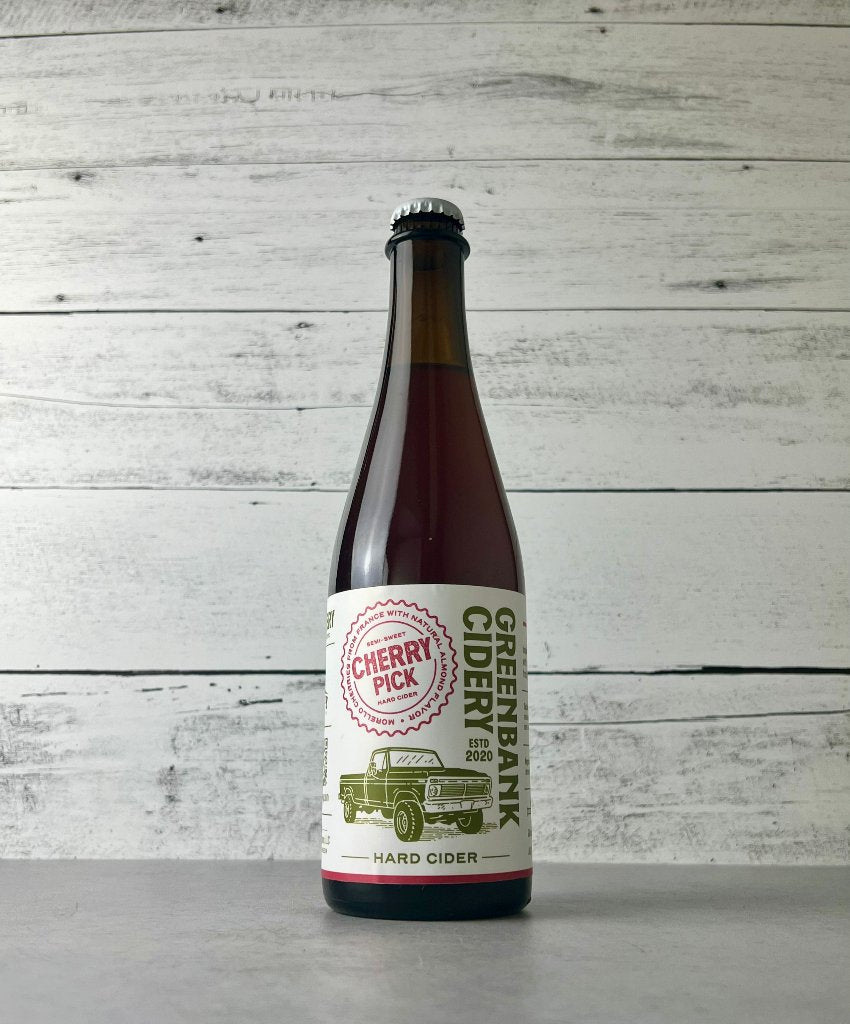 500 mL bottle of Greenbank Cidery Cherry Pick - Hard Cider