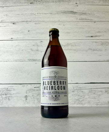 Greenwood Cider - Blueberry Heirloom Cider (500 mL) - Press Then Press