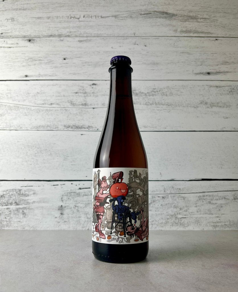 500 mL bottle of Two Broads Ciderworks Darn Quincy cider - made in slo - smol batch series