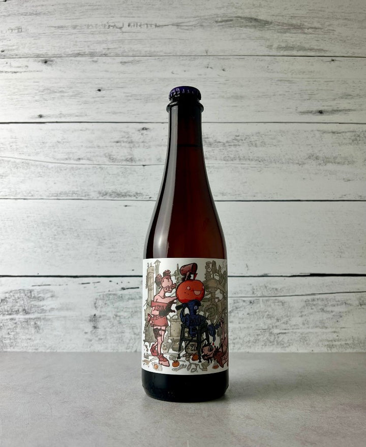 500 mL bottle of Two Broads Ciderworks Redfield cider - made in slo - smol batch series