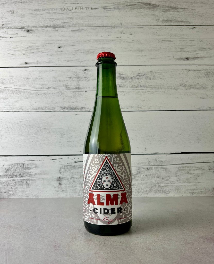 500 mL bottle of Alma Cider Dry