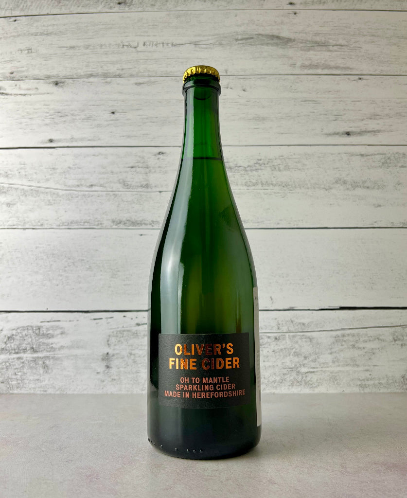 750 mL bottle of Oliver's Fine Cider - Oh to Mantle - Sparkling Cider Made in Herefordshire