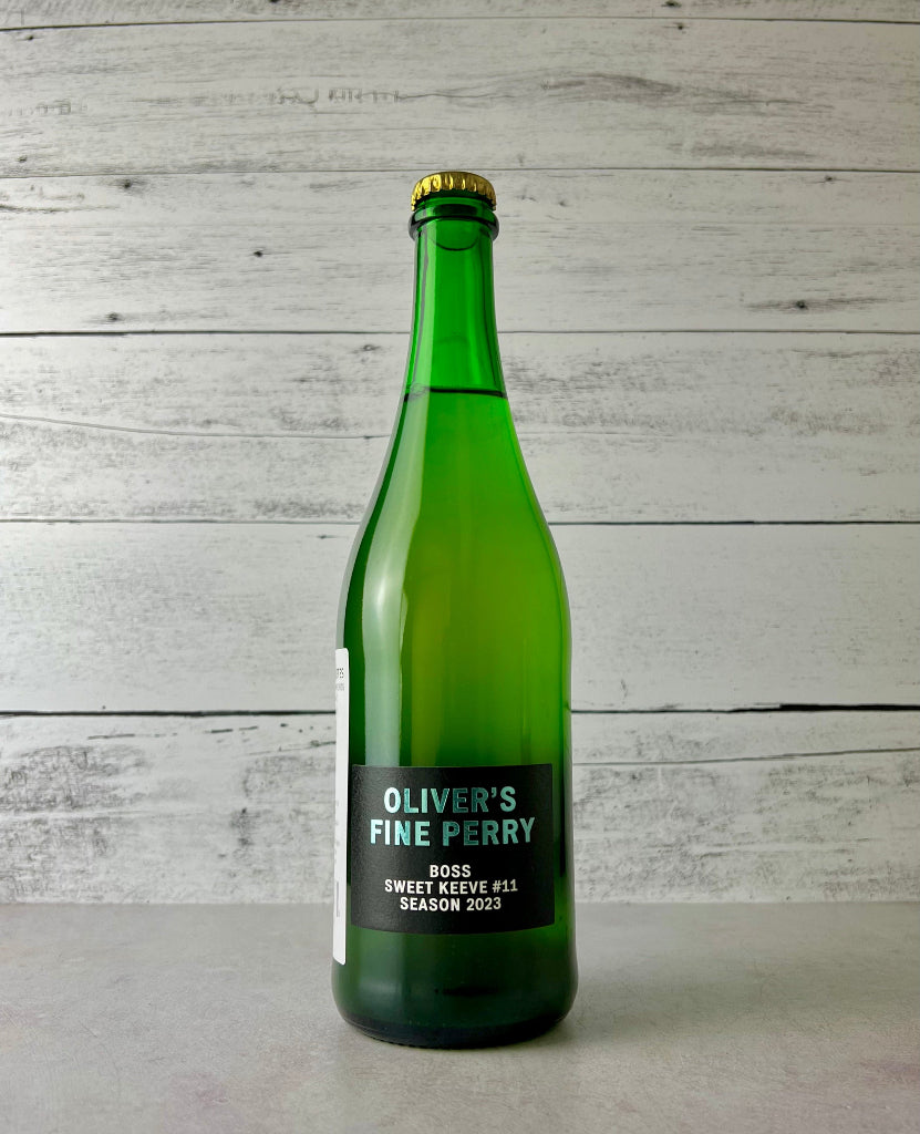 750 mL bottle of Oliver's Fine Perry - Boss - Sweet Keeve #11 - Season 2023