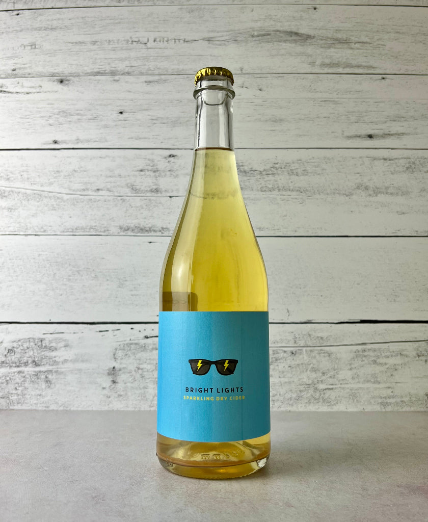 750 mL bottle of Little Pomona Bright Lights - Sparkling Dry Cider