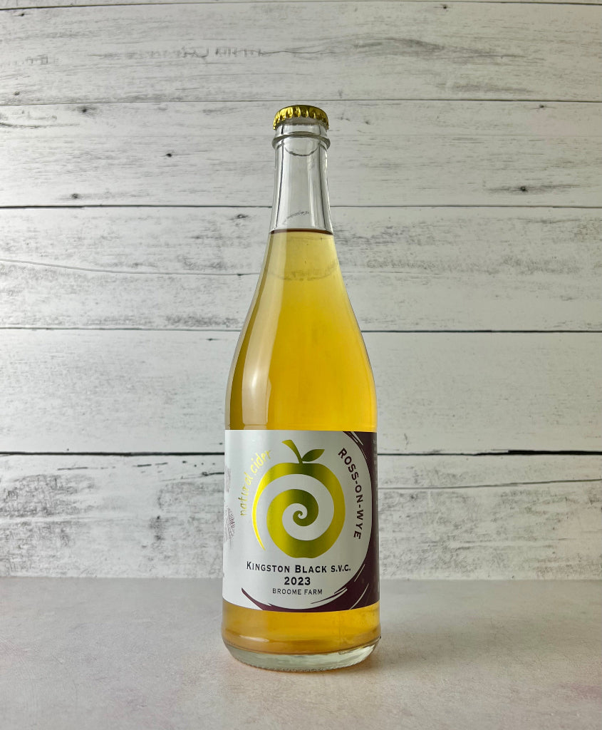 750 mL bottle of Ross-on-Wye Kingston Black Single Varietal Cider - 2023 Broome Farm - Natural Cider