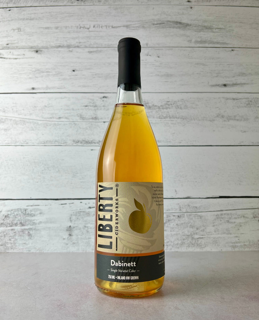 750 mL bottle of Liberty Ciderwork Dabinett - Single Varietal Cider