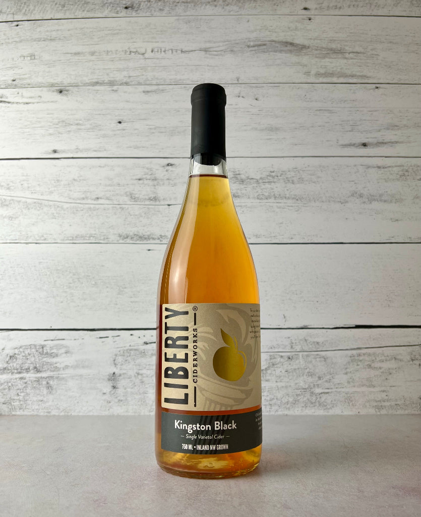 750 mL bottle of Liberty Ciderworks Kingston Black - Single Varietal Cider