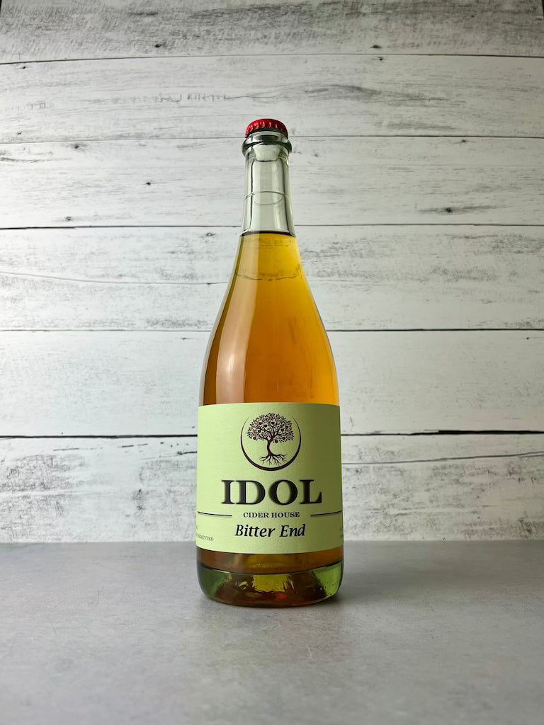 750 mL bottle of Idol Cider House Bitter End