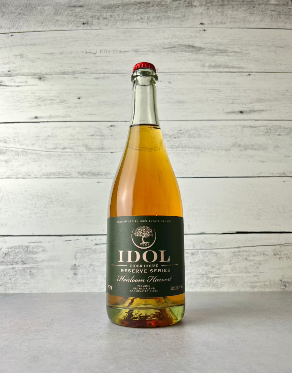 750 mL bottle of Idol Cider House Reserve Series - Heirloom Harvest cider - Premium Orchard Blend, Carbonated Cider