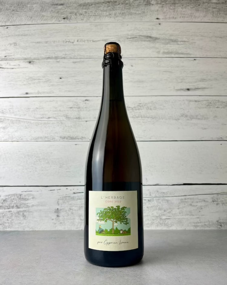 750 mL bottle of Domain Cyprien Lireux - L'Herbage Cidre de Normandie