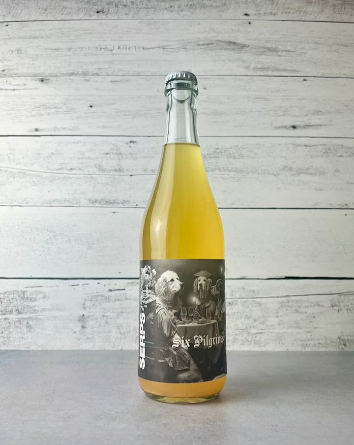 750 mL bottle of Serps Sidra Six Pilgrims Cider