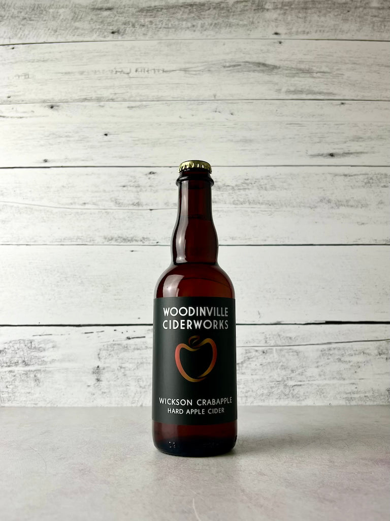 375 mL bottle of Woodinville Ciderworks Wickson Crabapple - Hard Apple Cider