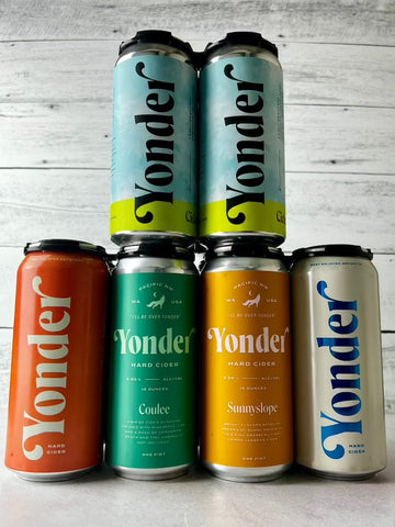 Yonder Cider - Variety Pack (12 or 24 Cans) - Press Then Press