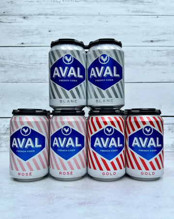 AVAL French Cider - Mixed 12 Pack (Blanc, Gold, Rosé) - Press Then Press