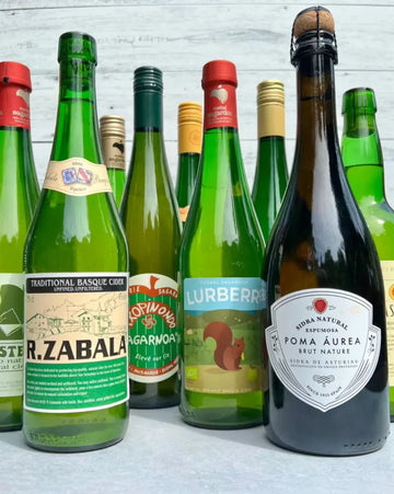 Variety Box of Spanish Cider brands from Asturias & Basque Country - Press Then Press